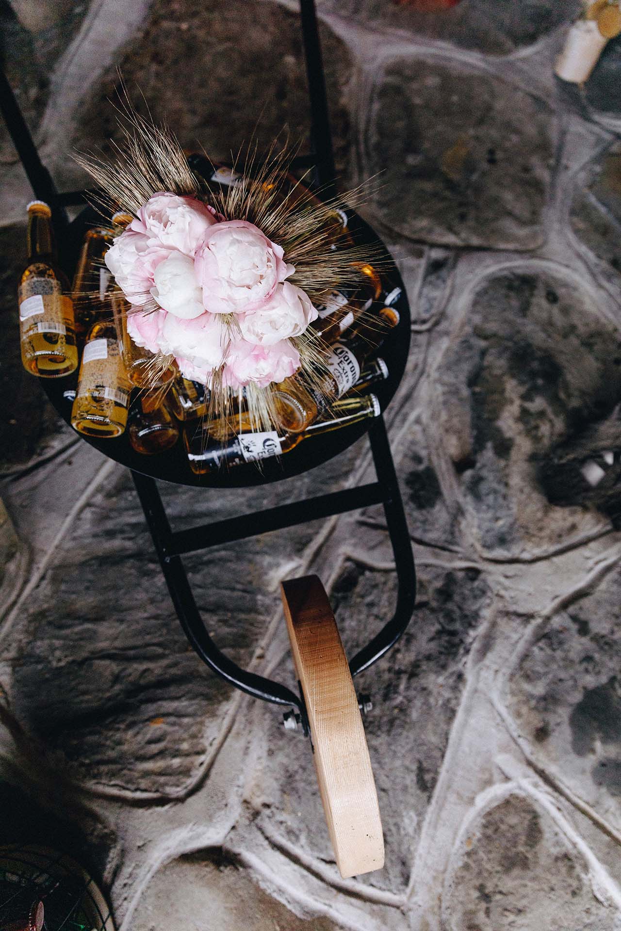 corona and a bouquet